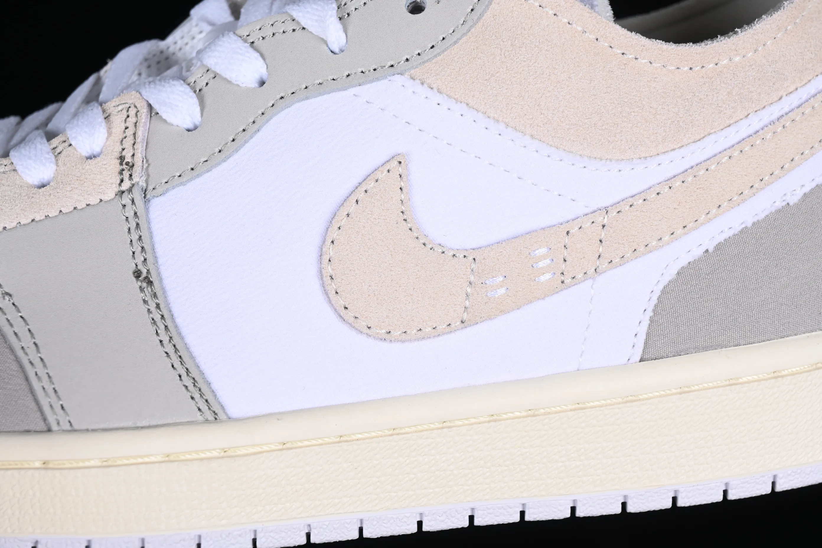All categories Air Jordan Jordan series basketball shoes Air Jordan 1 Low Air Jordan 1 Low OG EX "Tech Grey" AJ1 Joe 1 white gray ancient culture casual sports sneakers DN1635-002